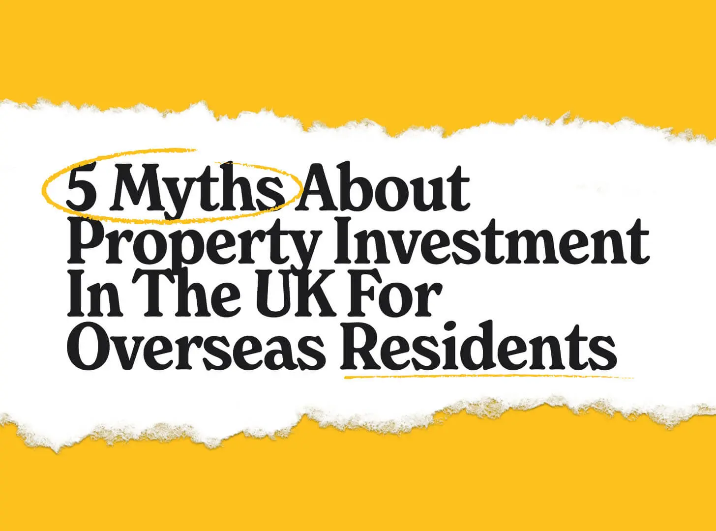 5 Myths About Property Investment in the UK For Overseas Residents