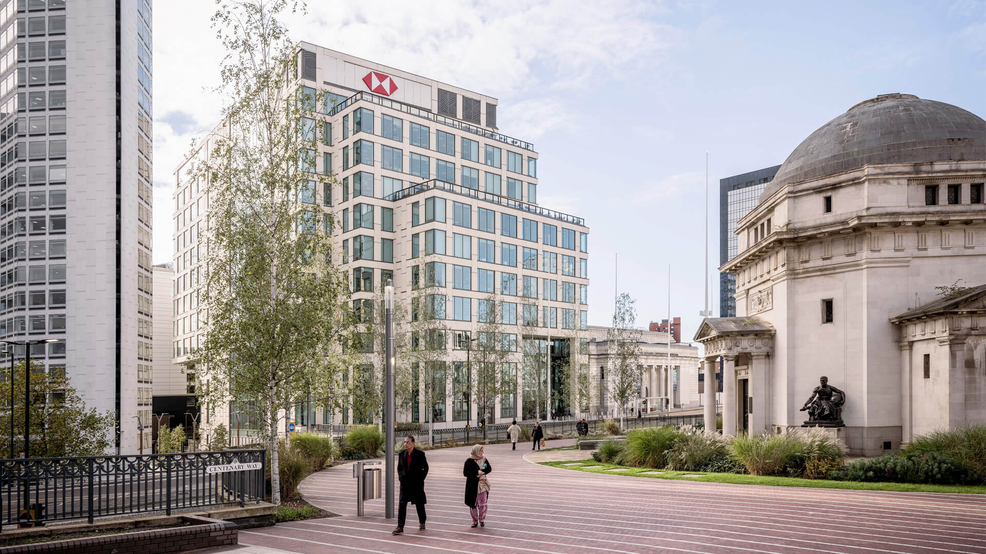 hsbc in centenary square in birmingham