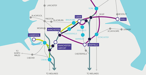 Bradford - Northern Powerhouse route