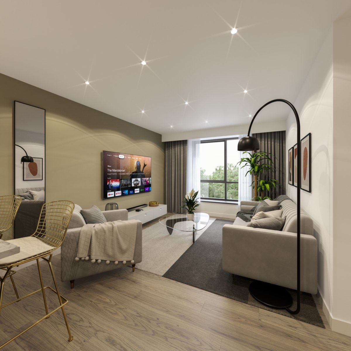 Derwent Point - Living Area